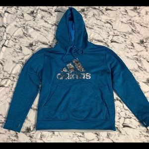 blue adidas sweatshirt